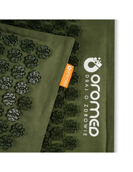 Padded Pressure Point Mat Oromed ORO-HEALTH Green 43 x 67 cm