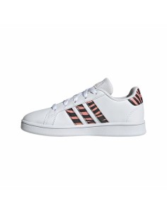 Sports Shoes for Kids Adidas Grand Court Print White 2