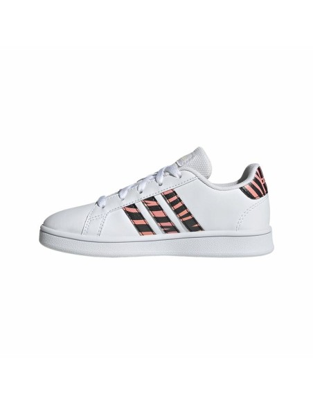 Sports Shoes for Kids Adidas Grand Court Print White
