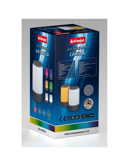 Night light Activejet AJE-CAMILLA RGB Black Yes 80