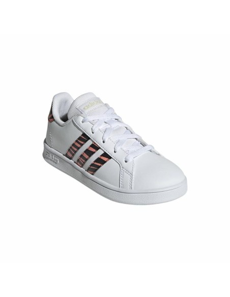 Sports Shoes for Kids Adidas Grand Court Print White