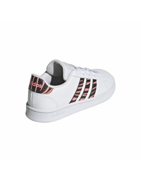 Sports Shoes for Kids Adidas Grand Court Print White