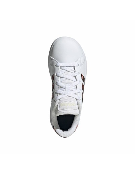 Sports Shoes for Kids Adidas Grand Court Print White