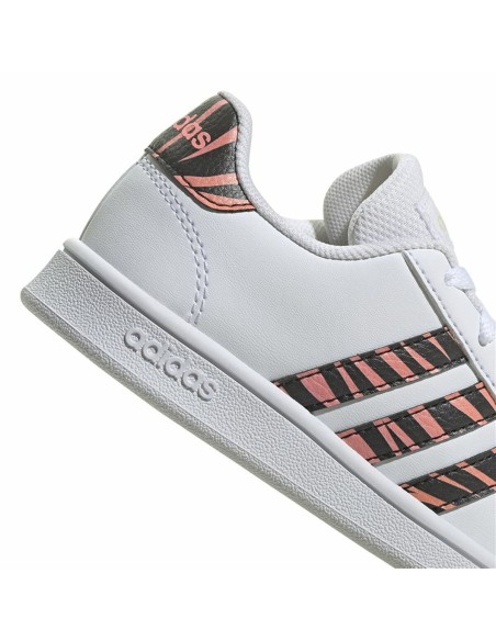 Sports Shoes for Kids Adidas Grand Court Print White