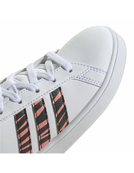 Sports Shoes for Kids Adidas Grand Court Print White