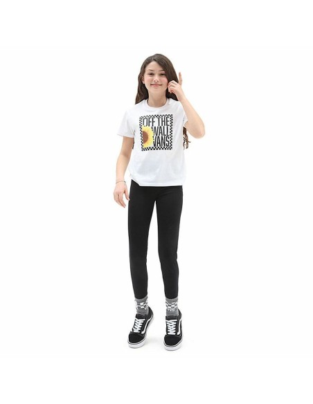 Child's Short Sleeve T-Shirt Vans Sunlit Crew White