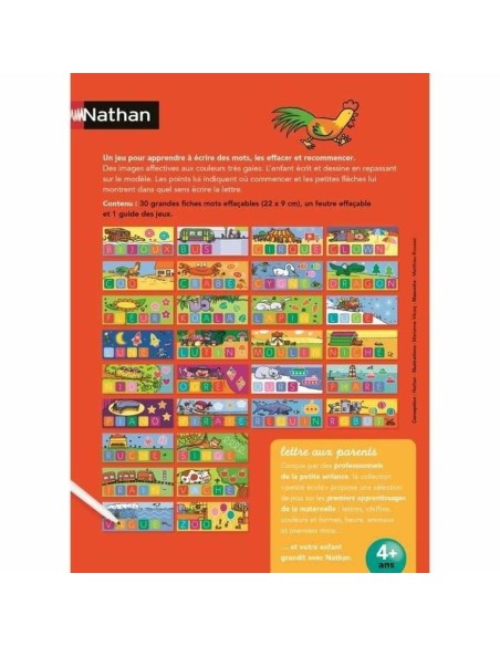 Educational Baby Game Nathan I Write the Words (French) (FR)