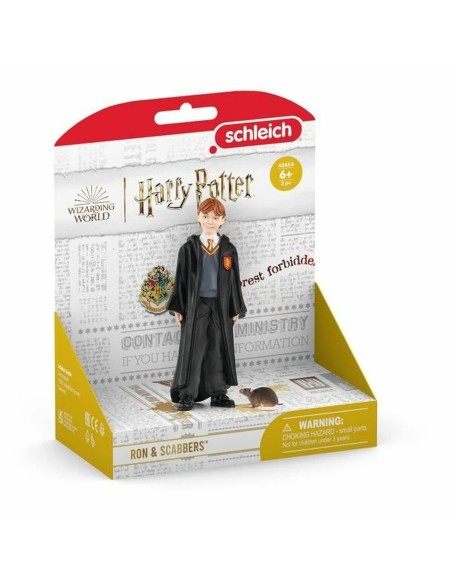 Action Figure Schleich Ron Weasley & Scabbers Modern