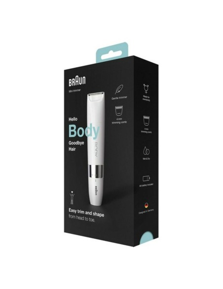 Electric Hair Remover Braun BS1000 White Unisex Soft