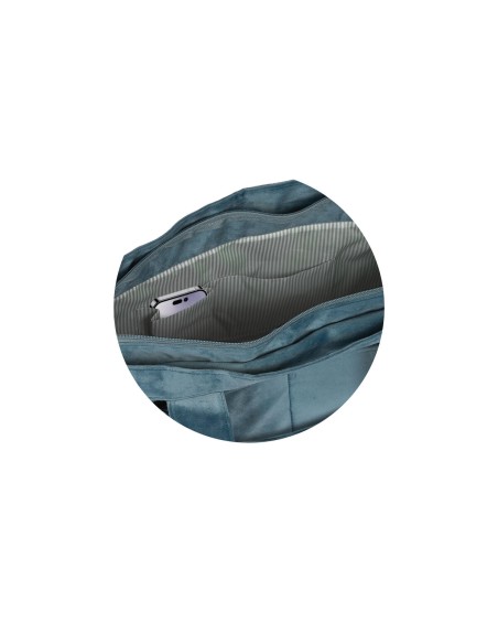Diaper Changing Bag Safta Leaves Turquoise (46 x 26 x 15 cm)