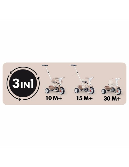 Tricycle Smoby Be Move Confort Beige