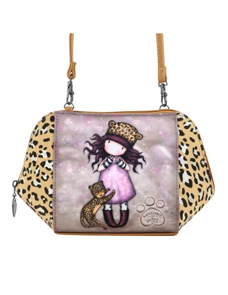 Shoulder Bag Gorjuss Leopard (26 x 15,5 x 9,5 cm)