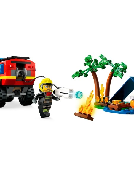 Playset Lego 60412 4x4 Fire Engine with Rescue Boat