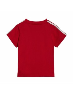 Sports Outfit for Baby Adidas Three Stripes Red 2