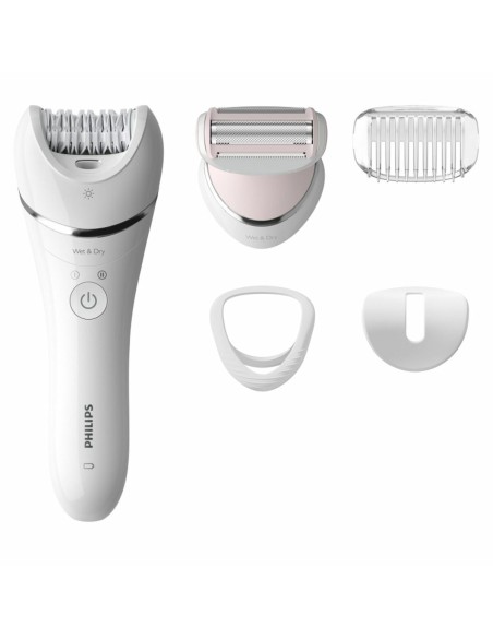 Electric Hair Remover Philips BRE710/00 White 15 V Heads x 4