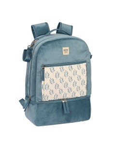 Baby Accessories Backpack Safta Leaves Turquoise (30 x 43 x 15 cm)
