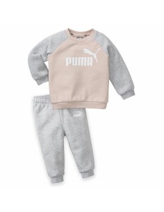 Baby's Tracksuit Puma Minicat Essentials Grey