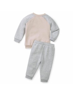Baby's Tracksuit Puma Minicat Essentials Grey 2
