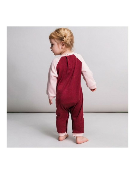 Baby's Long-sleeved Romper Suit Minnie Mouse Maroon