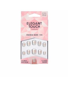 False nails Elegant Touch French Xs 24 Pieces (24 uds)