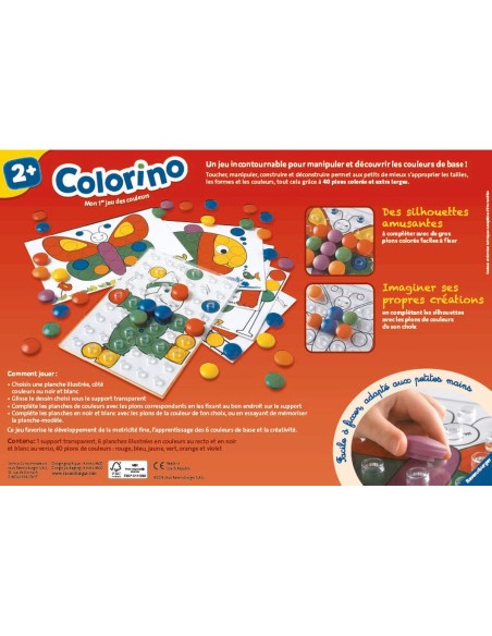 Educational Baby Game Ravensburger Colorino Multicolour (French) (FR)
