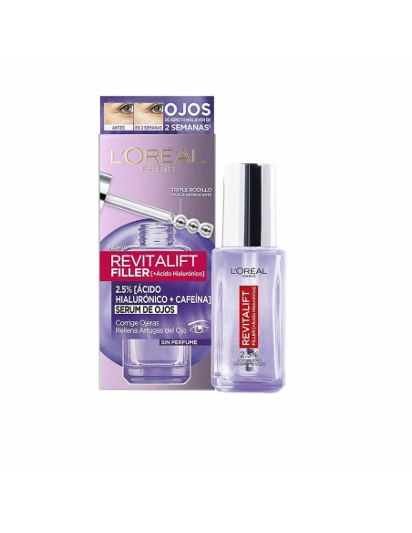 Serum for Eye Area L'Oreal Make Up Revitalift Filler Anti-eye bags Anti-Wrinkle 20 ml