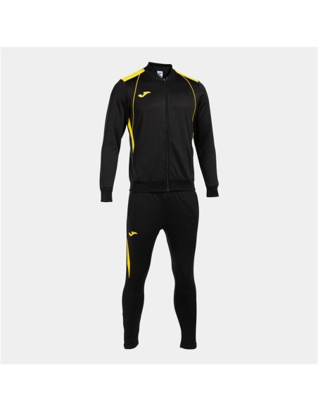 Children’s Tracksuit Joma Sport Championship VII Black 2 Pieces
