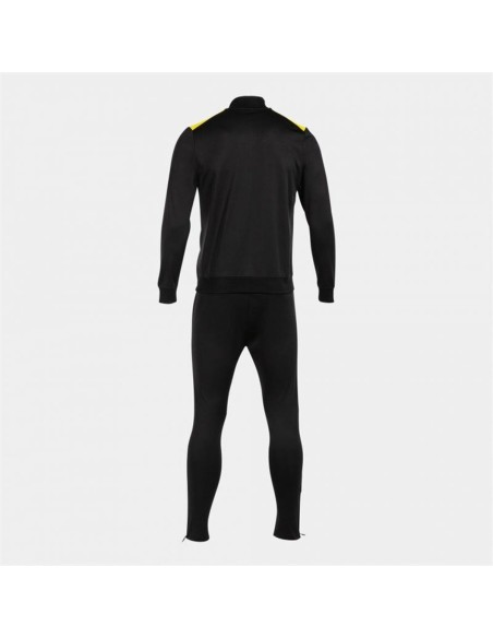 Children’s Tracksuit Joma Sport Championship VII Black 2 Pieces
