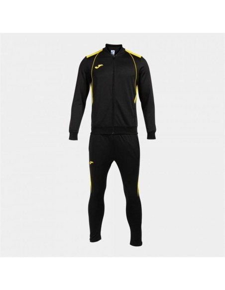 Children’s Tracksuit Joma Sport Championship VII Black 2 Pieces
