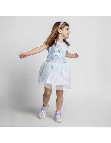 Dress Frozen Turquoise Girl