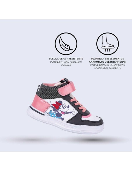 Kids Casual Boots Minnie Mouse Pink