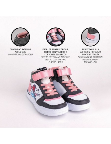 Kids Casual Boots Minnie Mouse Pink