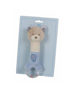 Rattle Cuddly Toy Vichi Blue Bear Teether 20 cm 20cm