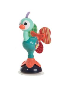 Rattle Peacock Suction cup 25 x 12 cm