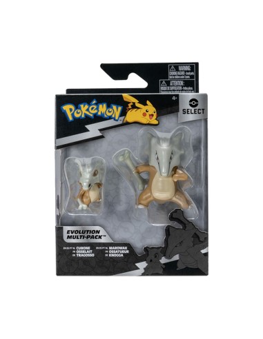 Action Figure Pokémon Evolution Pack - Cubone & Marowak