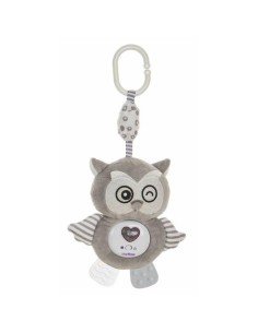 Hanging toys for crib Music Lights Owl Heart 35 cm