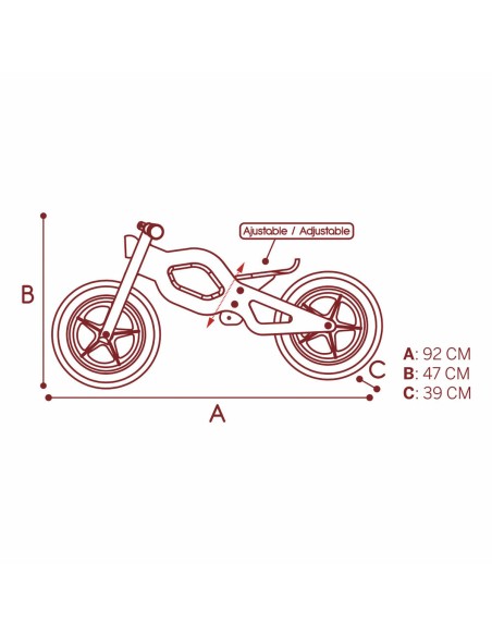 Children's Bike Woomax Classic 12" Without pedals