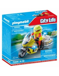 Vehicle Playset Playmobil 71205 Motorcycle 20 Pieces