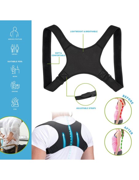 Adaptable Posture Corrector Vivamore Back