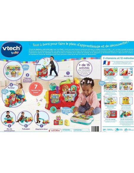 Tricycle Vtech Baby Maxiloco Mon Trotti Treno 7 In 1 (FR)