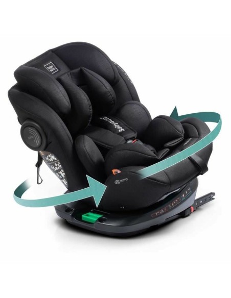Car Chair Babyauto GYRO BLACK LINE EMBOSSED Black 0 (de 0 a 10 kilos) I (9 - 18 kg) II (15-25 kg) III (22 - 36 kg) Children's EC