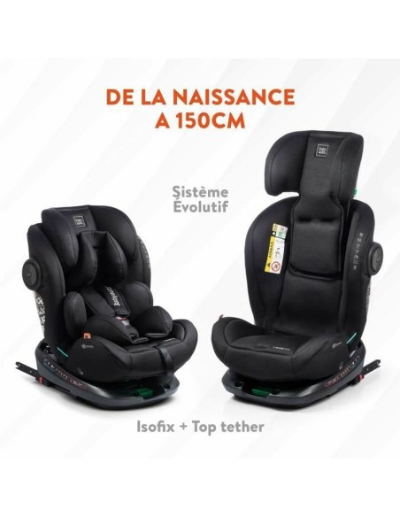 Car Chair Babyauto GYRO BLACK LINE EMBOSSED Black 0 (de 0 a 10 kilos) I (9 - 18 kg) II (15-25 kg) III (22 - 36 kg) Children's EC
