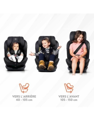 Car Chair Babyauto GYRO BLACK LINE EMBOSSED Black 0 (de 0 a 10 kilos) I (9 - 18 kg) II (15-25 kg) III (22 - 36 kg) Children's EC