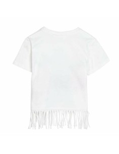 Child's Short Sleeve T-Shirt Stitch White 2