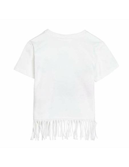 Child's Short Sleeve T-Shirt Stitch White