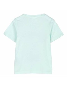 Child's Short Sleeve T-Shirt Stitch Green Turquoise 2