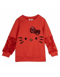 Unisex Sweatshirt without Hood Hello Kitty Red