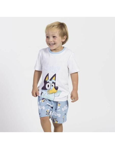 Children's Pyjama Bluey White (6 Years)