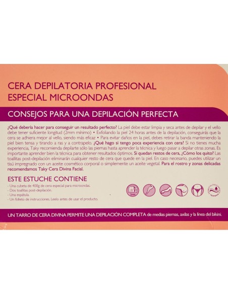 Body Hair Removal Wax Sensaciones Taky (400 g)