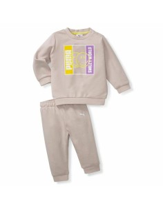 Baby's Tracksuit Puma Smileworld Minicat Brown 2